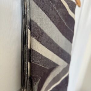 Luxury Chevron Throw Blanket by Rosemary Hallgarten